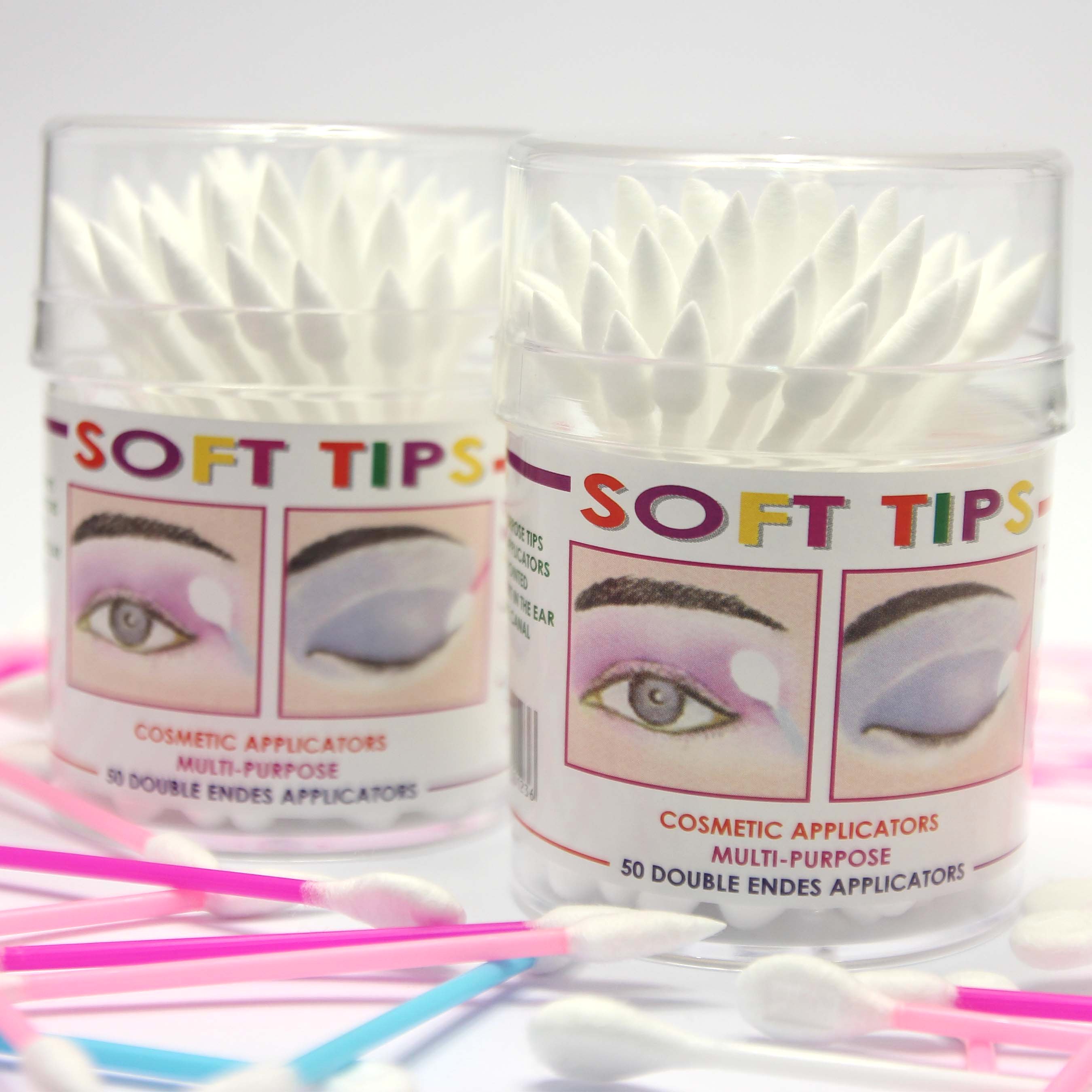 Soft Tips Makeup Applicators 50